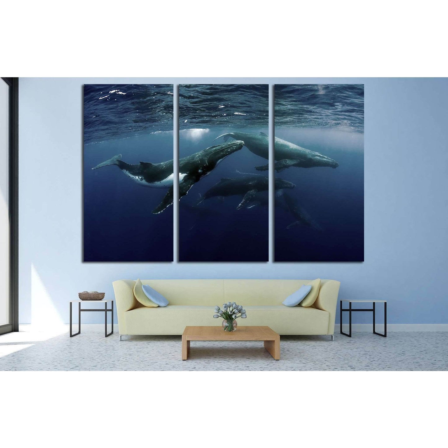 Many Whales №506 Ready to Hang Canvas PrintCanvas art arrives ready to hang, with hanging accessories included and no additional framing required. Every canvas print is hand-crafted, made on-demand at our workshop and expertly stretched around 100% North