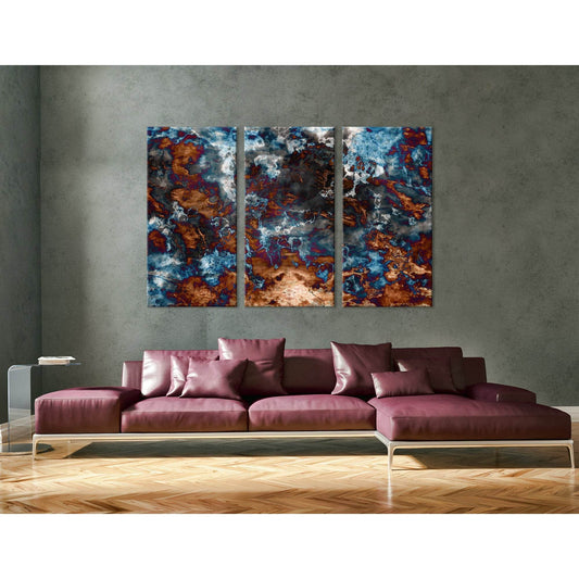 Marble Abstract №04329 Ready to Hang Canvas Print - Zellart Canvas Prints ALL_Products