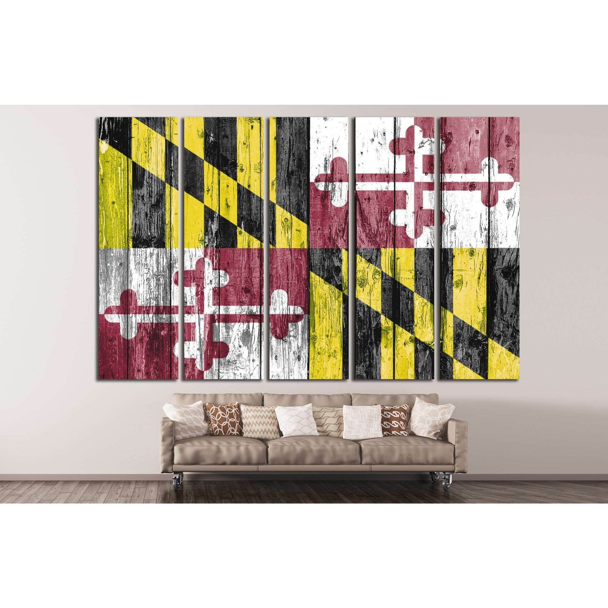 Maryland №654 Ready to Hang Canvas Print - Zellart Canvas Prints ALL_Products, s-654