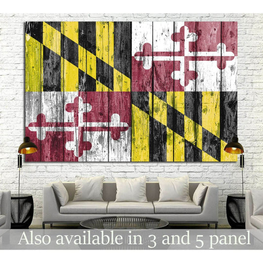 Maryland №654 Ready to Hang Canvas PrintCanvas art arrives ready to hang, with hanging accessories included and no additional framing required. Every canvas print is hand-crafted, made on-demand at our workshop and expertly stretched around 100% North Ame