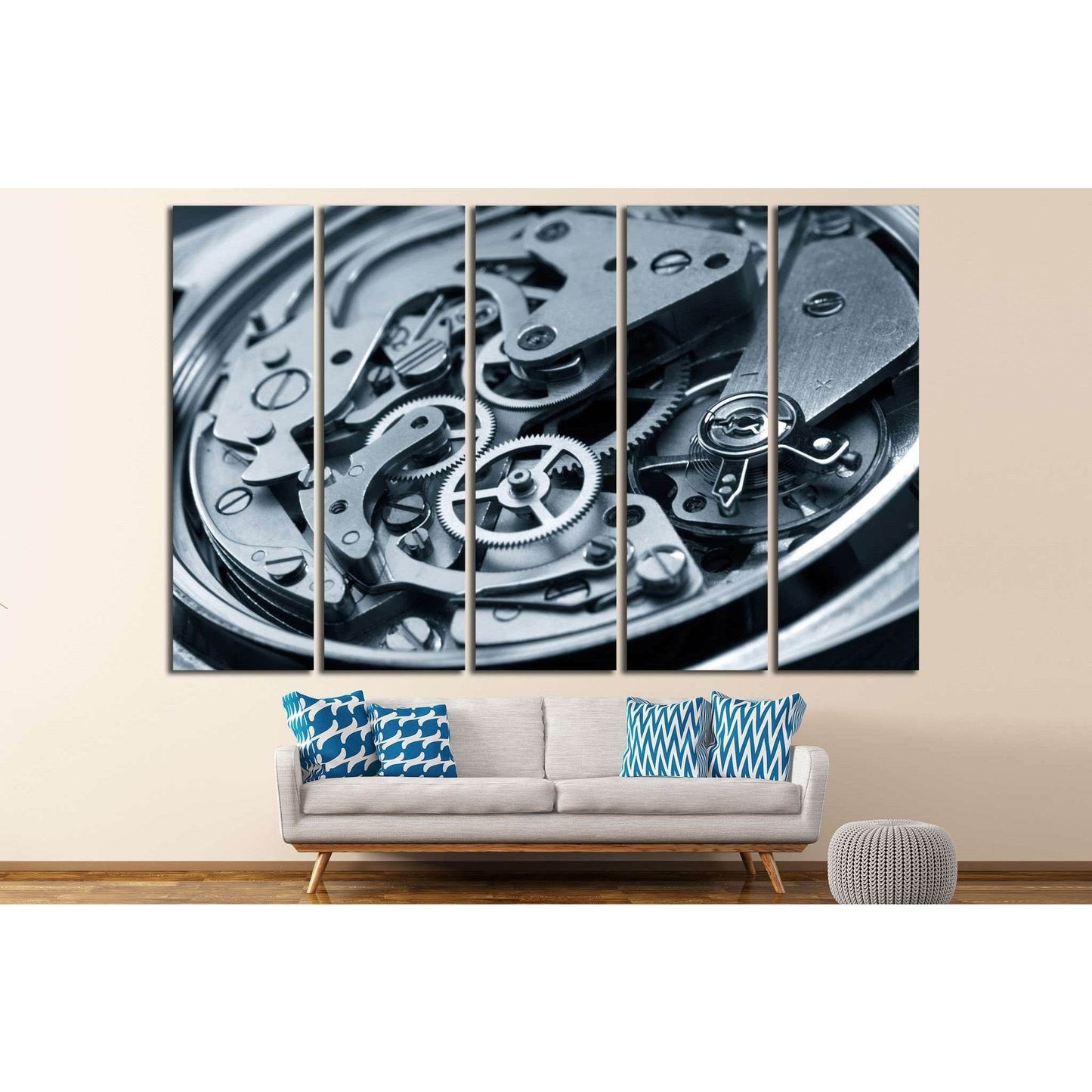 Mechanism of Clock №219 Ready to Hang Canvas PrintCanvas art arrives ready to hang, with hanging accessories included and no additional framing required. Every canvas print is hand-crafted, made on-demand at our workshop and expertly stretched around 100%