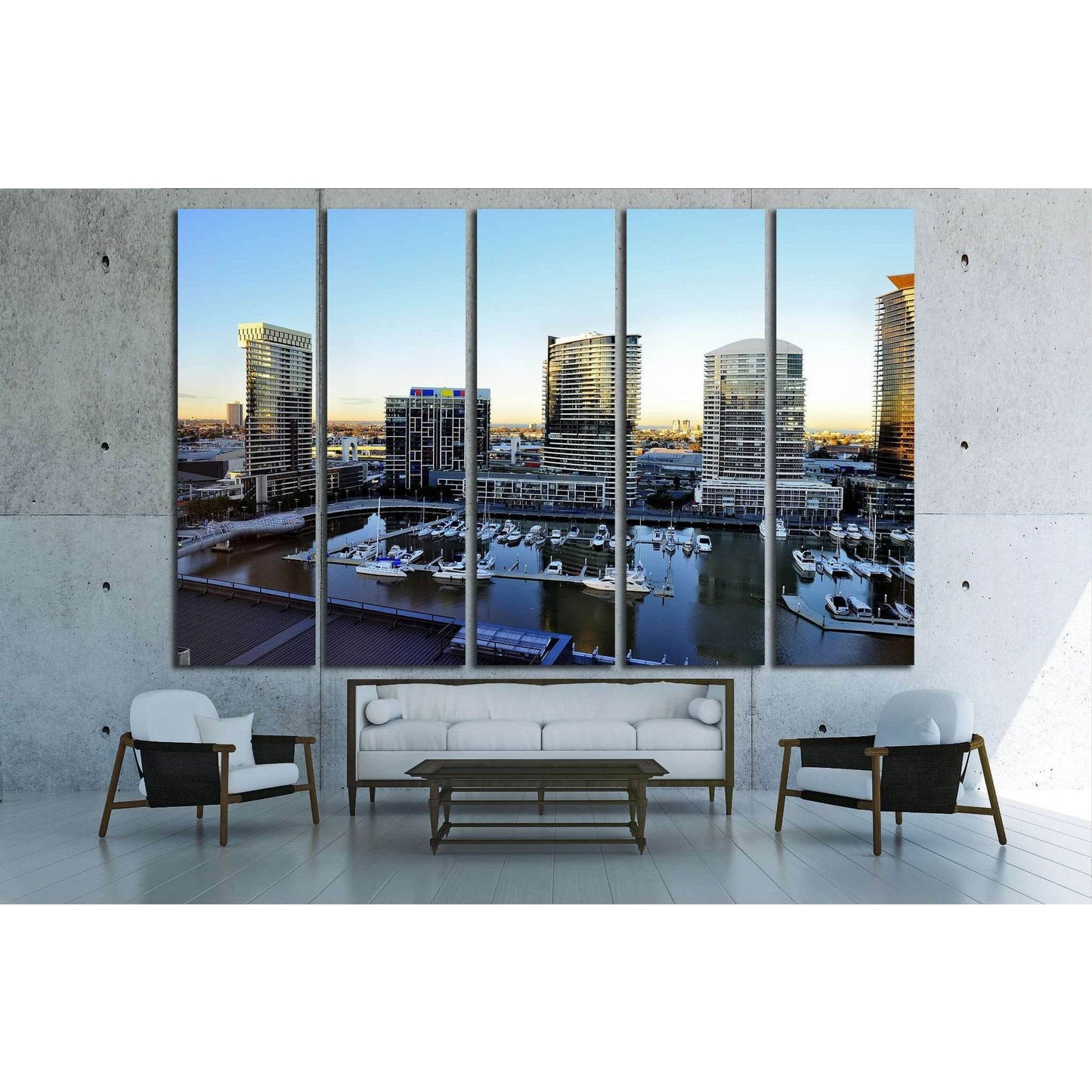 MELBOURNE, AUSTRALIA , Docklands is one of the largest urban renewal projects in Victoria №2053 Ready to Hang Canvas PrintCanvas art arrives ready to hang, with hanging accessories included and no additional framing required. Every canvas print is hand-cr