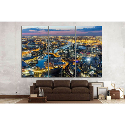 Melbourne City №801 Ready to Hang Canvas Print - Zellart Canvas Prints ALL_Products, s-801