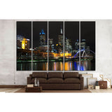 Melbourne's Central Business District №817 Ready to Hang Canvas Print