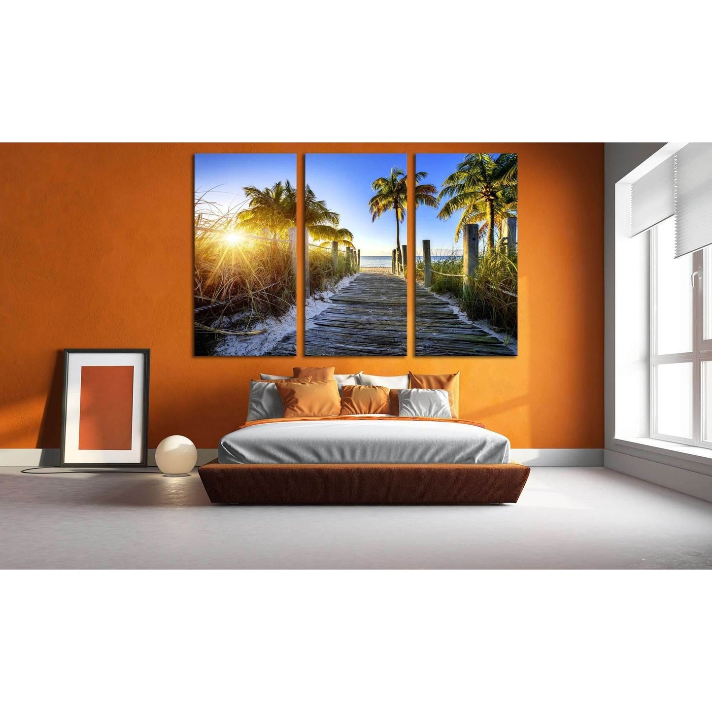 Miami Beach №626 Ready to Hang Canvas PrintCanvas art arrives ready to hang, with hanging accessories included and no additional framing required. Every canvas print is hand-crafted, made on-demand at our workshop and expertly stretched around 100% North