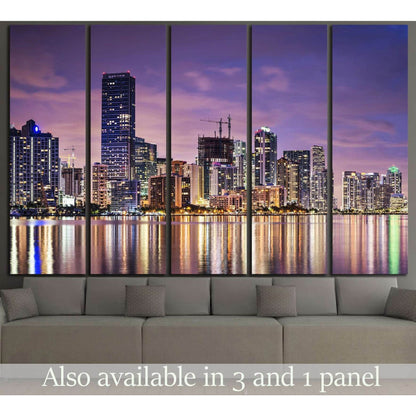 Miami, Florida, USA №1090 Ready to Hang Canvas Print - Zellart Canvas Prints ALL_Products, s-1090