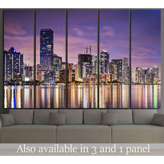 Miami, Florida, USA №1090 Ready to Hang Canvas Print - Zellart Canvas Prints ALL_Products, s-1090