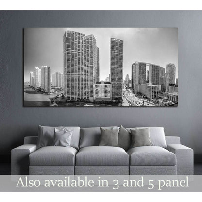 MIAMI №2735 Ready to Hang Canvas PrintCanvas art arrives ready to hang, with hanging accessories included and no additional framing required. Every canvas print is hand-crafted, made on-demand at our workshop and expertly stretched around 100% North Ameri