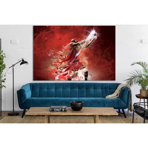Michael Jordan Art Photos №SL947 Ready to Hang Canvas Print - Zellart Canvas Prints 0new, ALL_Products, Sports & Motivation