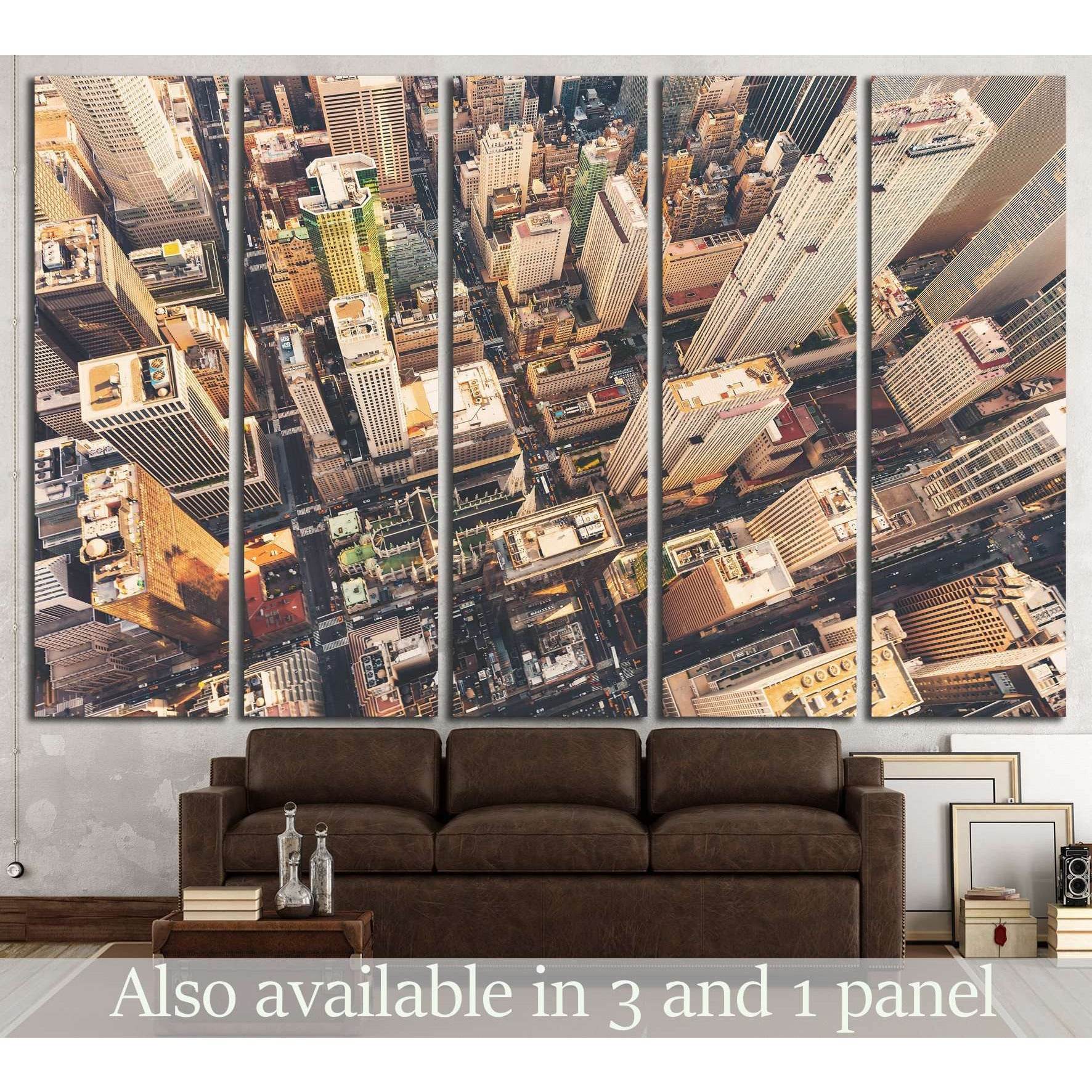 Midtown Manhattan, St Patrick's Cathedral №1227 Ready to Hang Canvas Print - Zellart Canvas Prints 0_NY_ART, ALL_Products, s-1227