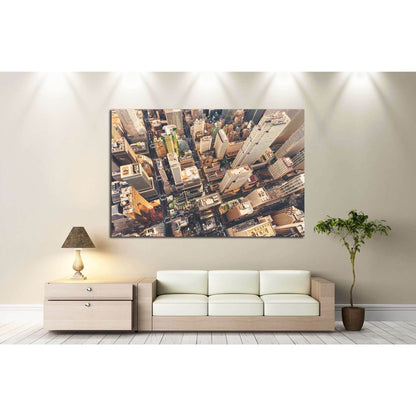 Midtown Manhattan, St Patrick's Cathedral №1227 Ready to Hang Canvas Print - Zellart Canvas Prints 0_NY_ART, ALL_Products, s-1227