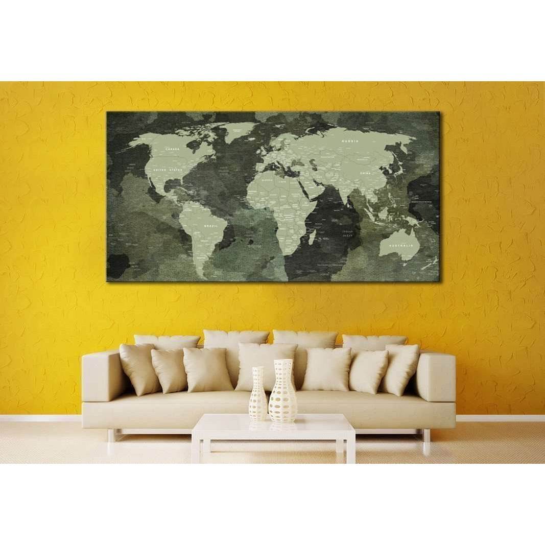Military Themed World Map Canvas PrintDecorate your walls with a stunning Military World Map Canvas Art Print from the world's largest art gallery. Choose from thousands of World Map artworks with various sizing options. Choose your perfect art print to c