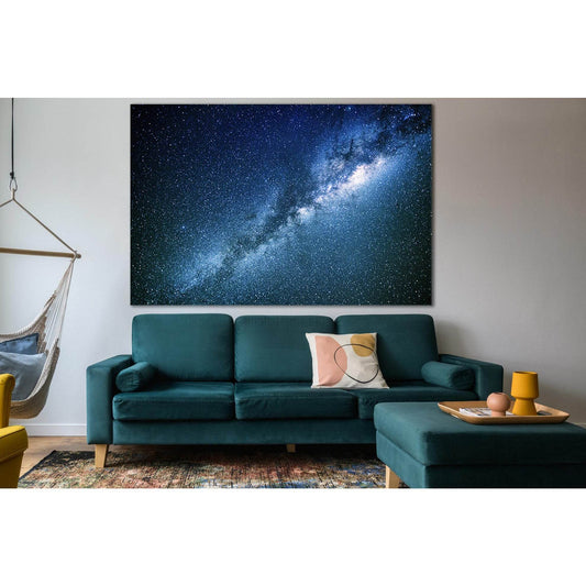 Milky Way Stars №SL993 Ready to Hang Canvas Print - Zellart Canvas Prints 0new, ALL_Products, Astronomy & Space Canvas Wall Art
