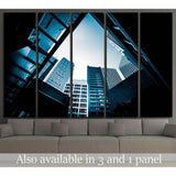 Modern Architecture monochrome tone №1577 Ready to Hang Canvas Print