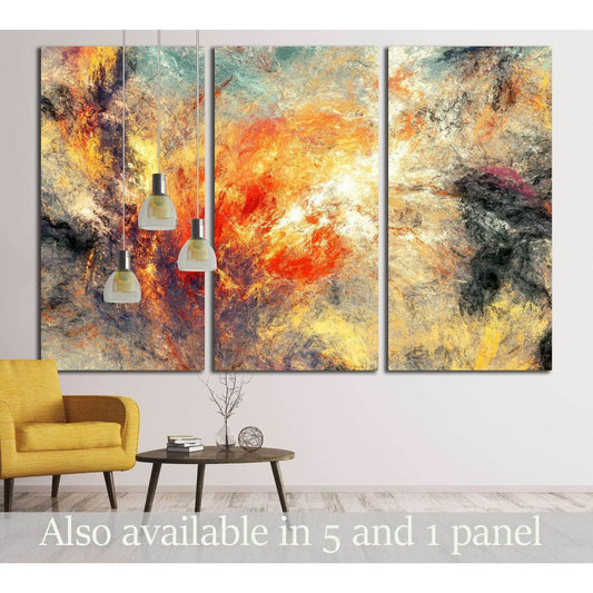 Modern futuristic pattern. Multicolor dynamic background №3244 Ready to Hang Canvas PrintCanvas art arrives ready to hang, with hanging accessories included and no additional framing required. Every canvas print is hand-crafted, made on-demand at our work