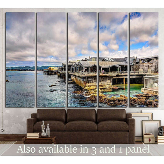 Monterey bay aquarium building, California №1238 Ready to Hang Canvas Print - Zellart Canvas Prints ALL_Products, s-1238