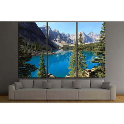 Moraine Lake №2870 Ready to Hang Canvas Print - Zellart Canvas Prints ALL_Products, s-2870