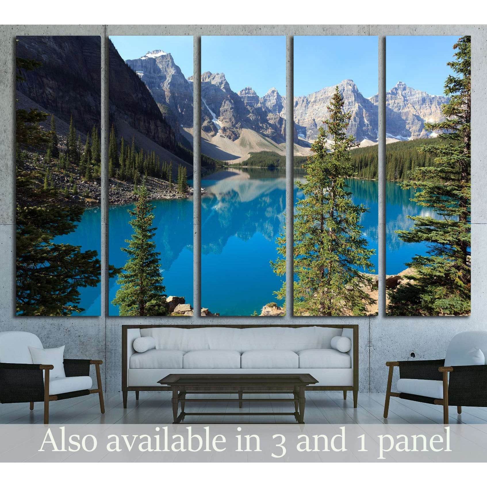 Moraine Lake №2870 Ready to Hang Canvas Print - Zellart Canvas Prints ALL_Products, s-2870