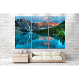 Moraine lake in Banff National park №749 Ready to Hang Canvas Print