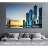 Moscow City. Russia №1533 Ready to Hang Canvas Print