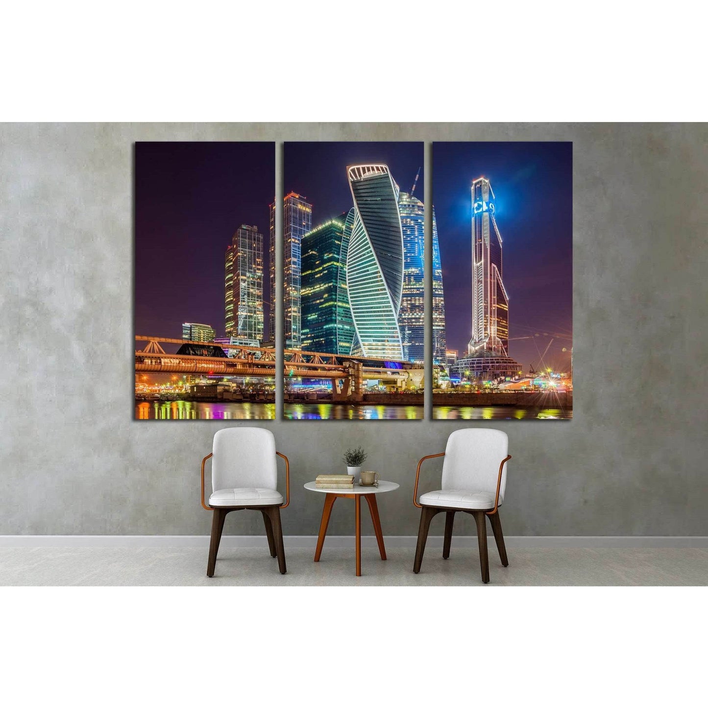 Moscow, Russia №1551 Ready to Hang Canvas Print - Zellart Canvas Prints ALL_Products, s-1551