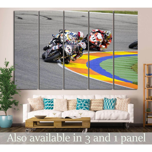 Moto GP Riders №162 Ready to Hang Canvas Print - Zellart Canvas Prints ALL_Products, wd-162