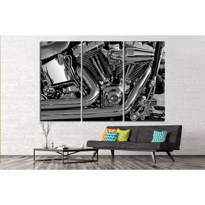 Motorbike Engine №520 Ready to Hang Canvas PrintCanvas art arrives ready to hang, with hanging accessories included and no additional framing required. Every canvas print is hand-crafted, made on-demand at our workshop and expertly stretched around 100% N