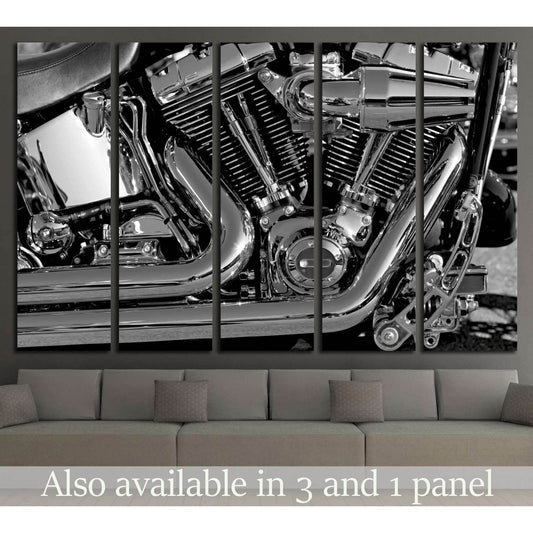 Motorbike Engine №520 Ready to Hang Canvas PrintCanvas art arrives ready to hang, with hanging accessories included and no additional framing required. Every canvas print is hand-crafted, made on-demand at our workshop and expertly stretched around 100% N