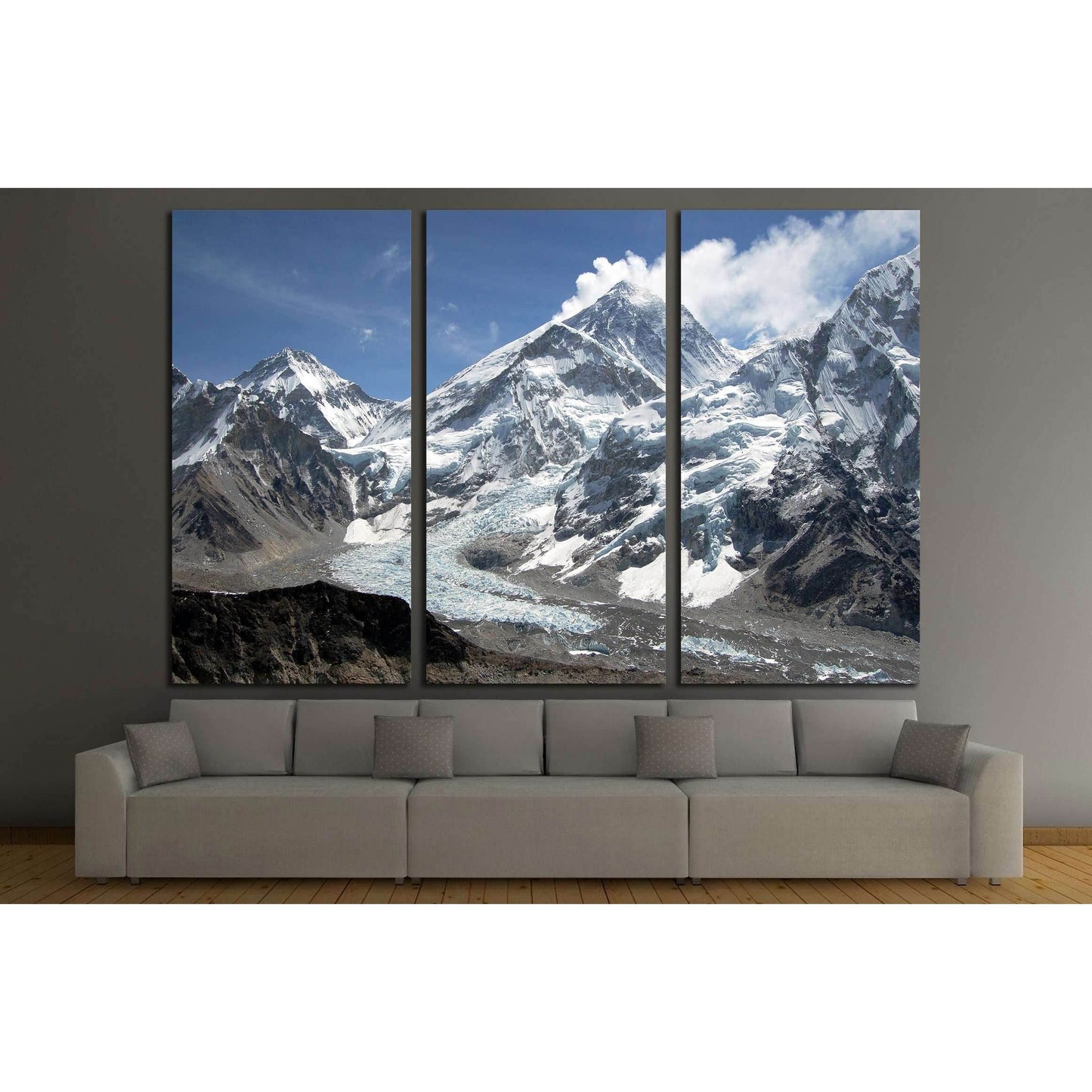 Mount Everest №2664 Ready to Hang Canvas PrintCanvas art arrives ready to hang, with hanging accessories included and no additional framing required. Every canvas print is hand-crafted, made on-demand at our workshop and expertly stretched around 100% Nor