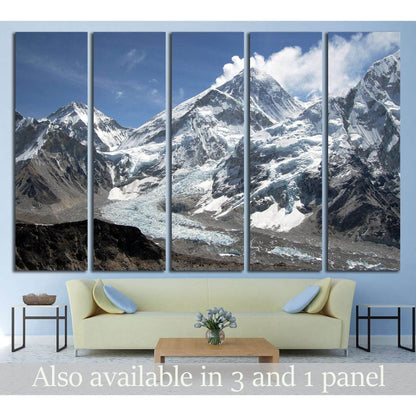 Mount Everest №2664 Ready to Hang Canvas Print - Zellart Canvas Prints ALL_Products, s-2664