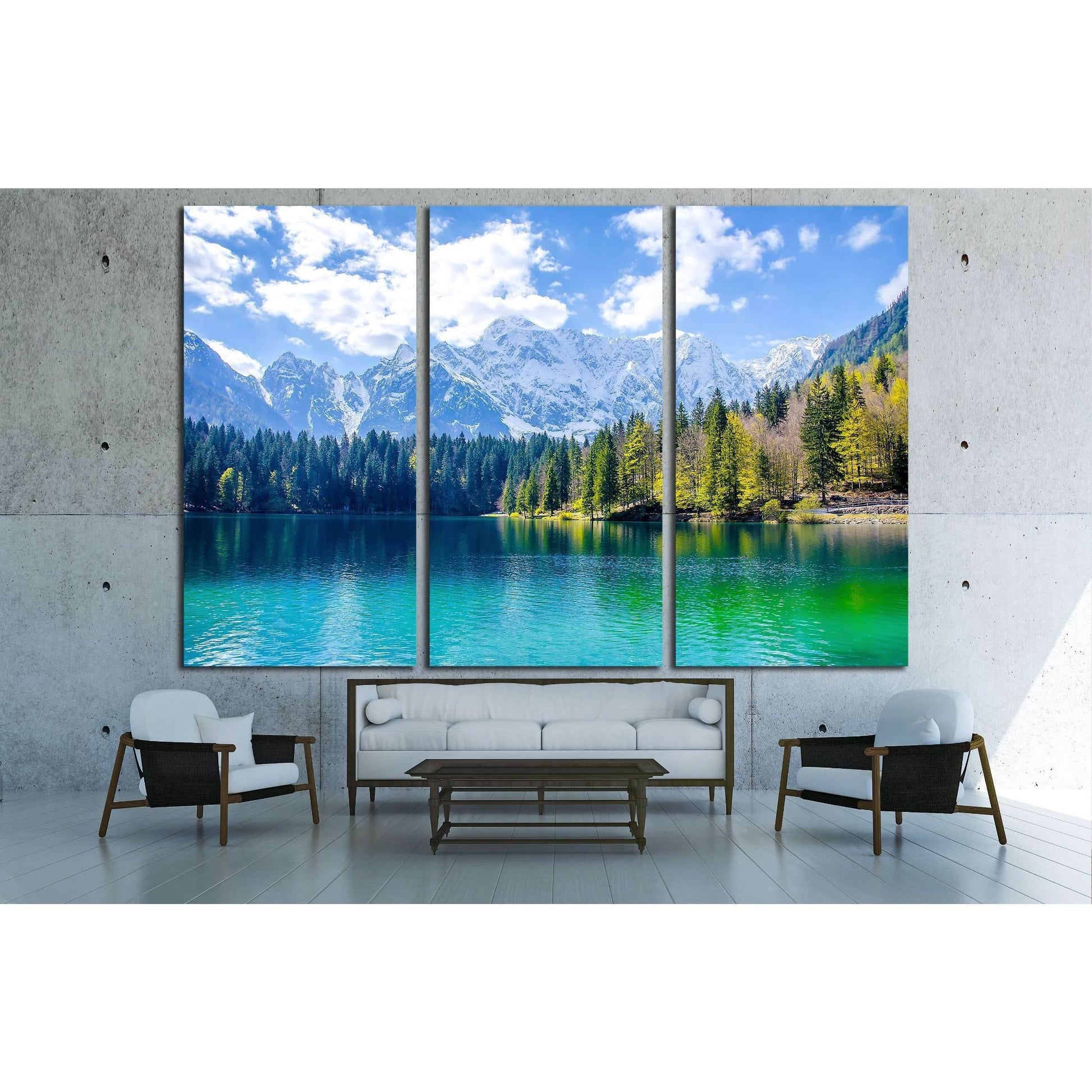Mountain lake landscape №2824 Ready to Hang Canvas PrintCanvas art arrives ready to hang, with hanging accessories included and no additional framing required. Every canvas print is hand-crafted, made on-demand at our workshop and expertly stretched aroun