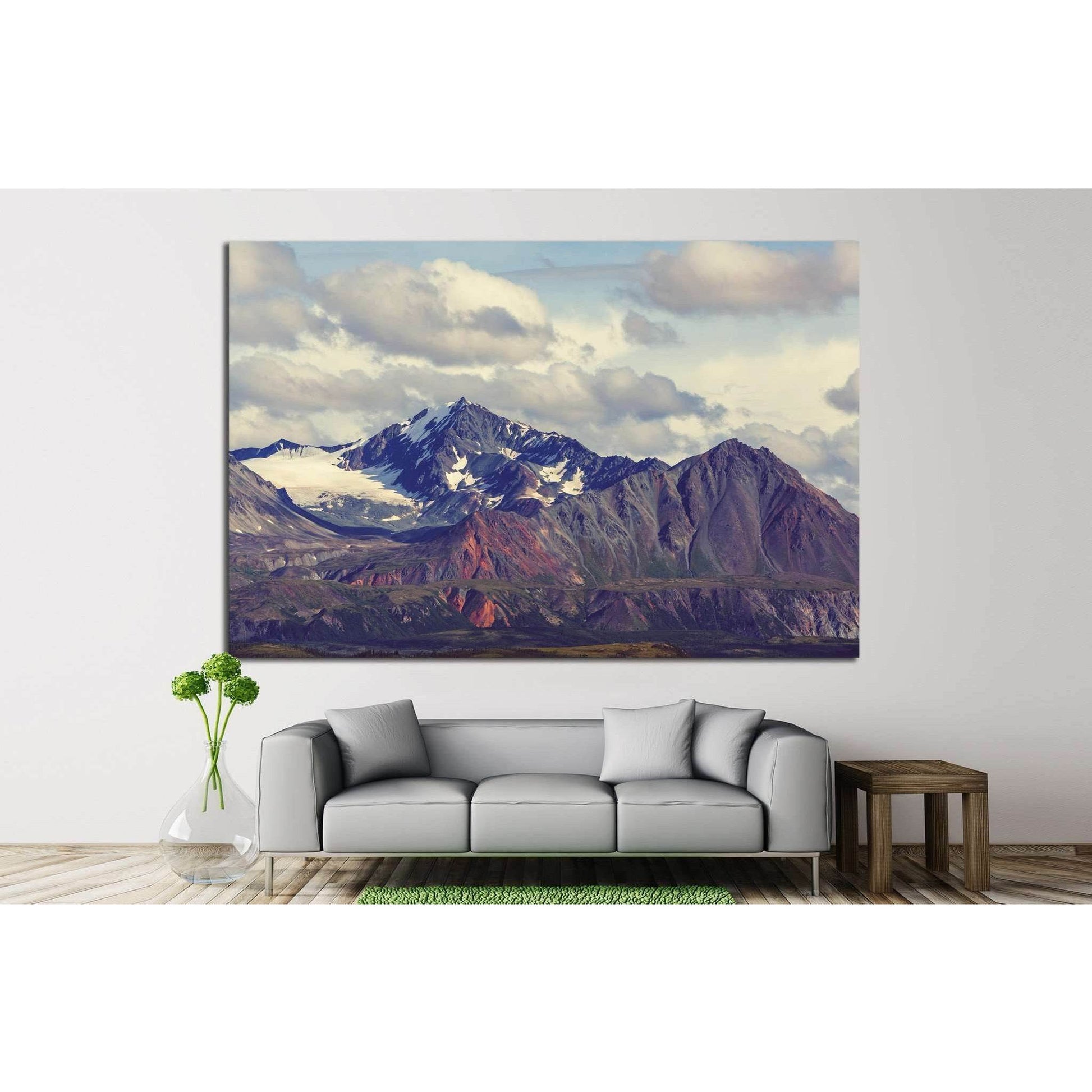 Mountain №717 Ready to Hang Canvas PrintCanvas art arrives ready to hang, with hanging accessories included and no additional framing required. Every canvas print is hand-crafted, made on-demand at our workshop and expertly stretched around 100% North Ame