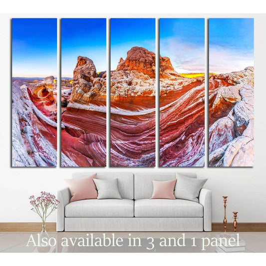 Mountain panoramic landscape №2820 Ready to Hang Canvas Print - Zellart Canvas Prints ALL_Products, s-2820