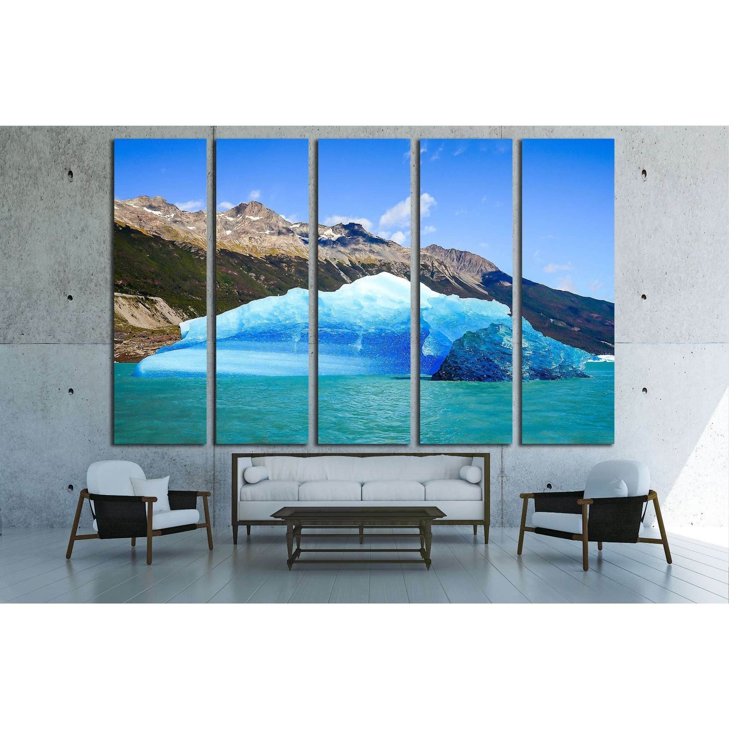 Mountain sea glacier landscape №2821 Ready to Hang Canvas PrintCanvas art arrives ready to hang, with hanging accessories included and no additional framing required. Every canvas print is hand-crafted, made on-demand at our workshop and expertly stretche