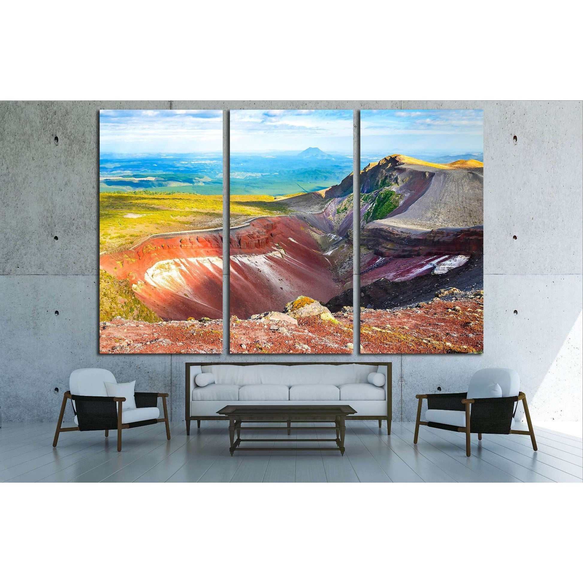Mountain Tarawera in New Zealand. Volcano Tarawera crater №2904 Ready to Hang Canvas PrintCanvas art arrives ready to hang, with hanging accessories included and no additional framing required. Every canvas print is hand-crafted, made on-demand at our wor