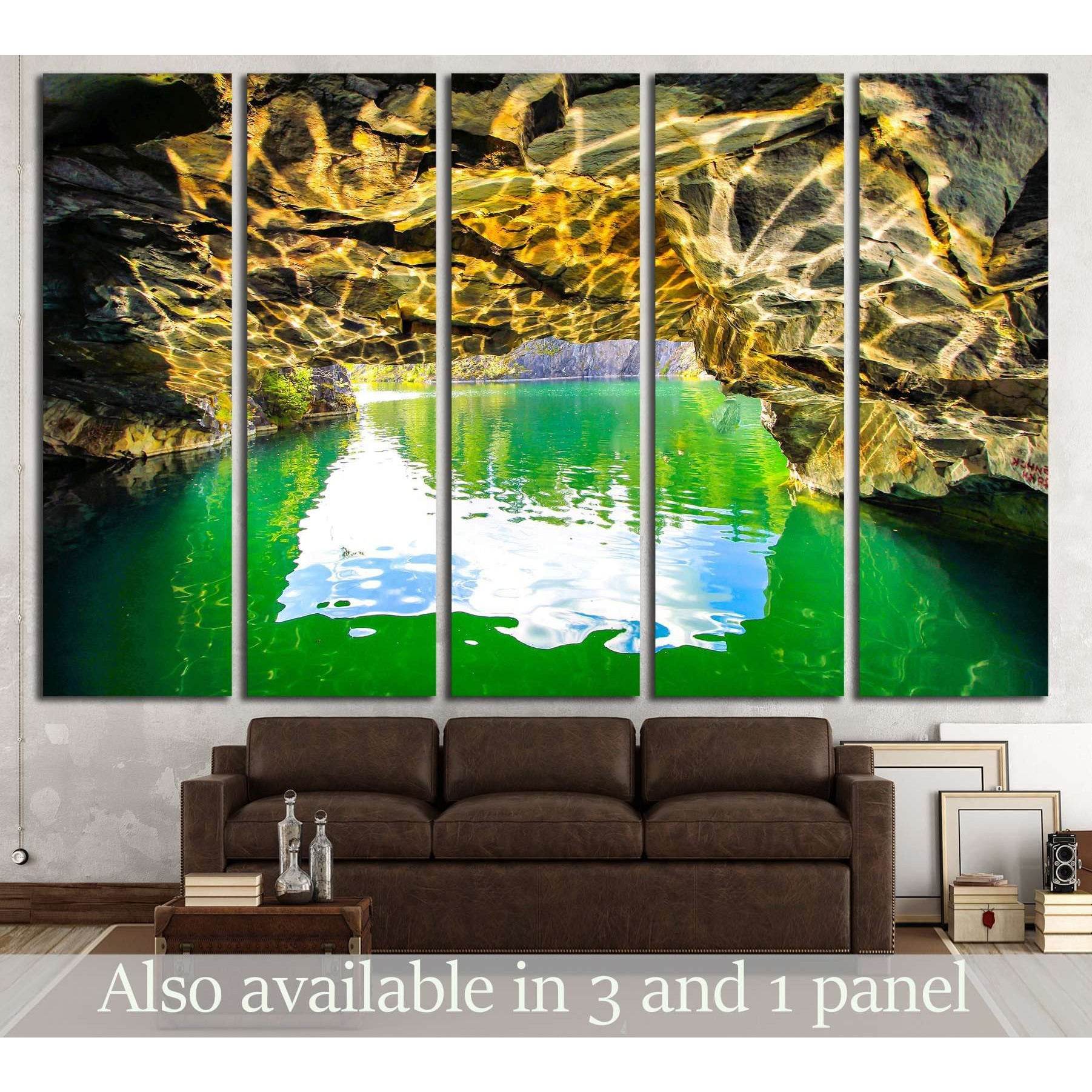 Mountain water cave entrance №2906 Ready to Hang Canvas PrintCanvas art arrives ready to hang, with hanging accessories included and no additional framing required. Every canvas print is hand-crafted, made on-demand at our workshop and expertly stretched