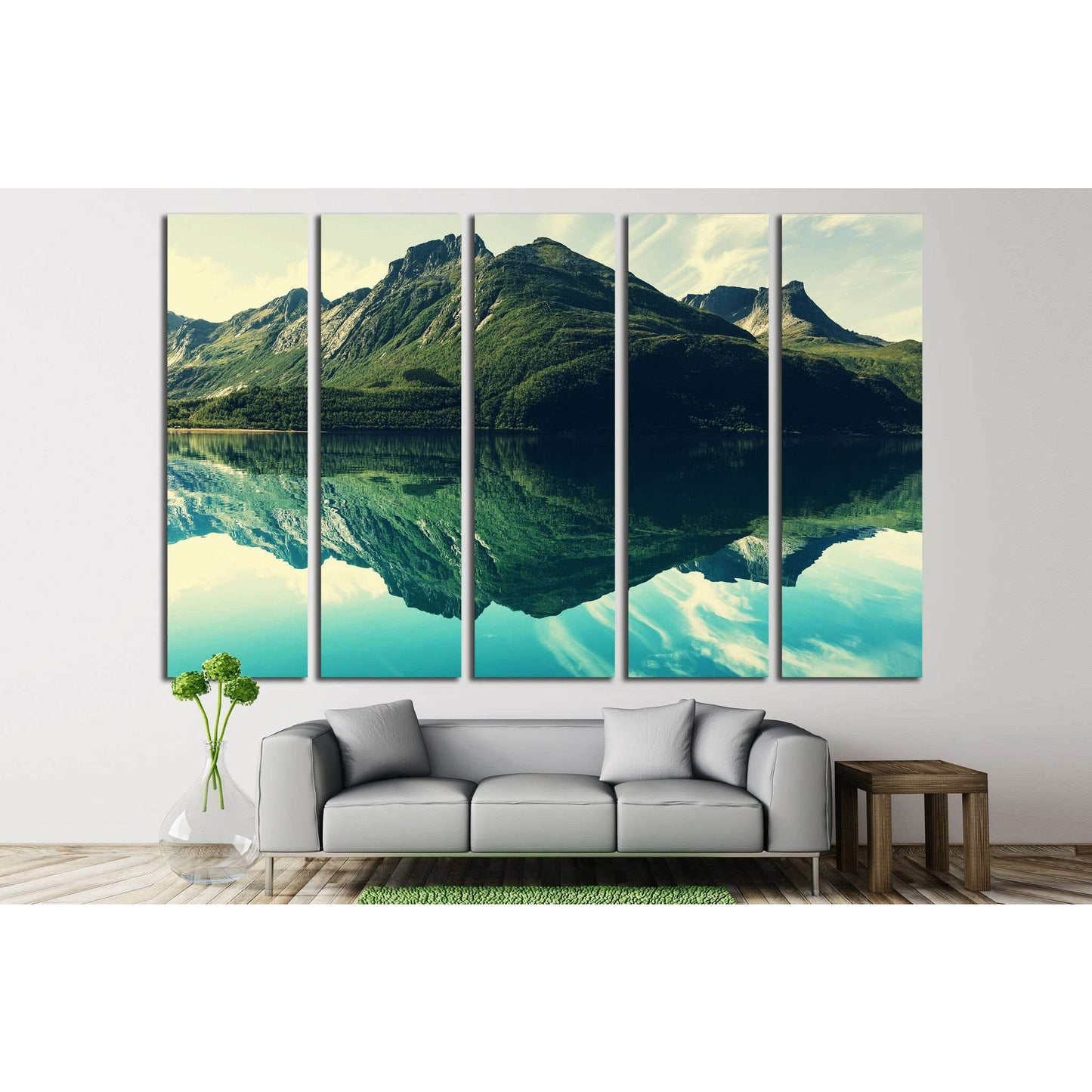 Mountains №548 Ready to Hang Canvas Print - Zellart Canvas Prints ALL_Products, s-548