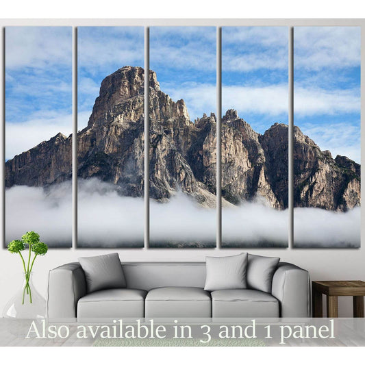 Mountains in the Alps №640 Ready to Hang Canvas Print - Zellart Canvas Prints ALL_Products, s-640