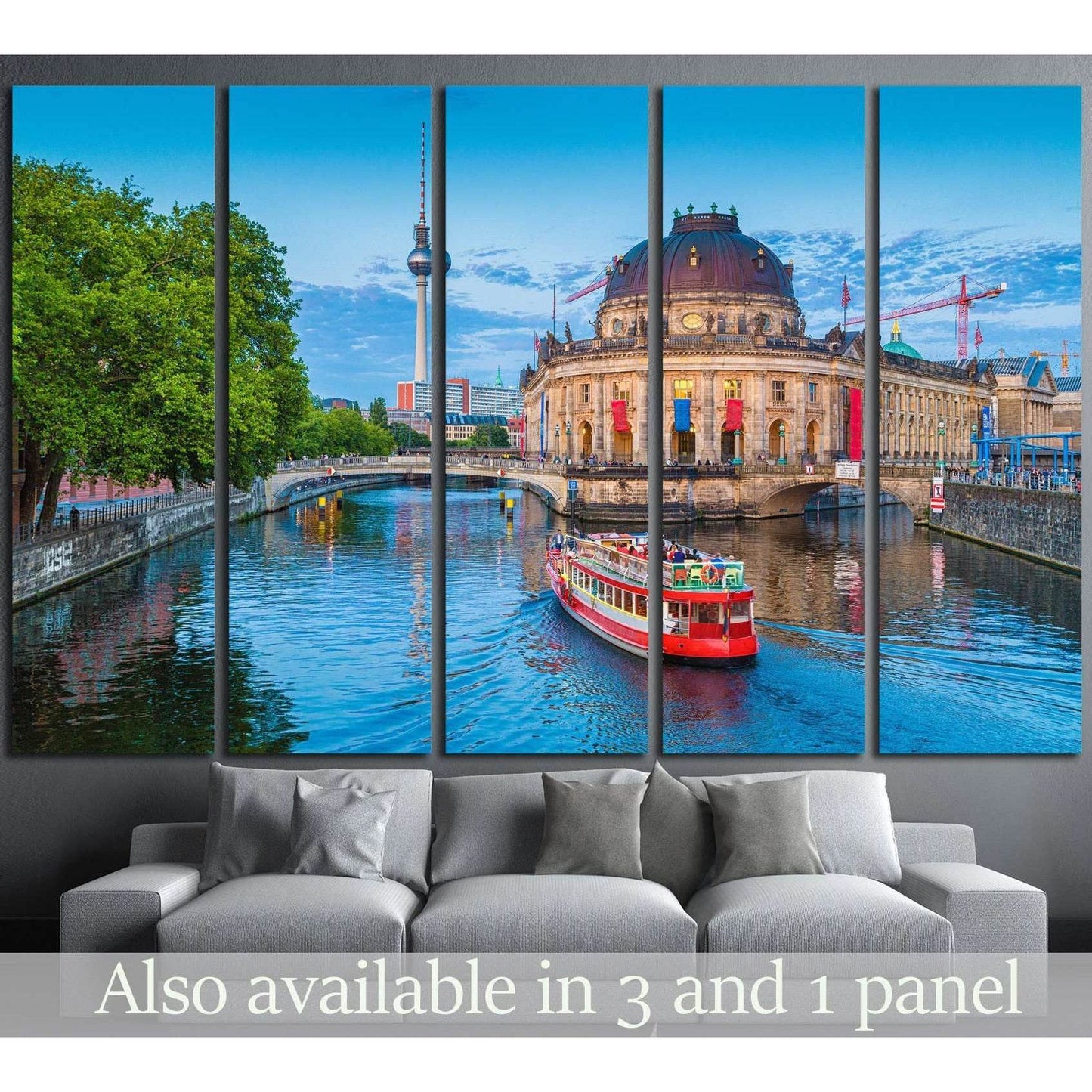 Museum Island, Berlin, Germany №847 Ready to Hang Canvas Print - Zellart Canvas Prints ALL_Products, s-847