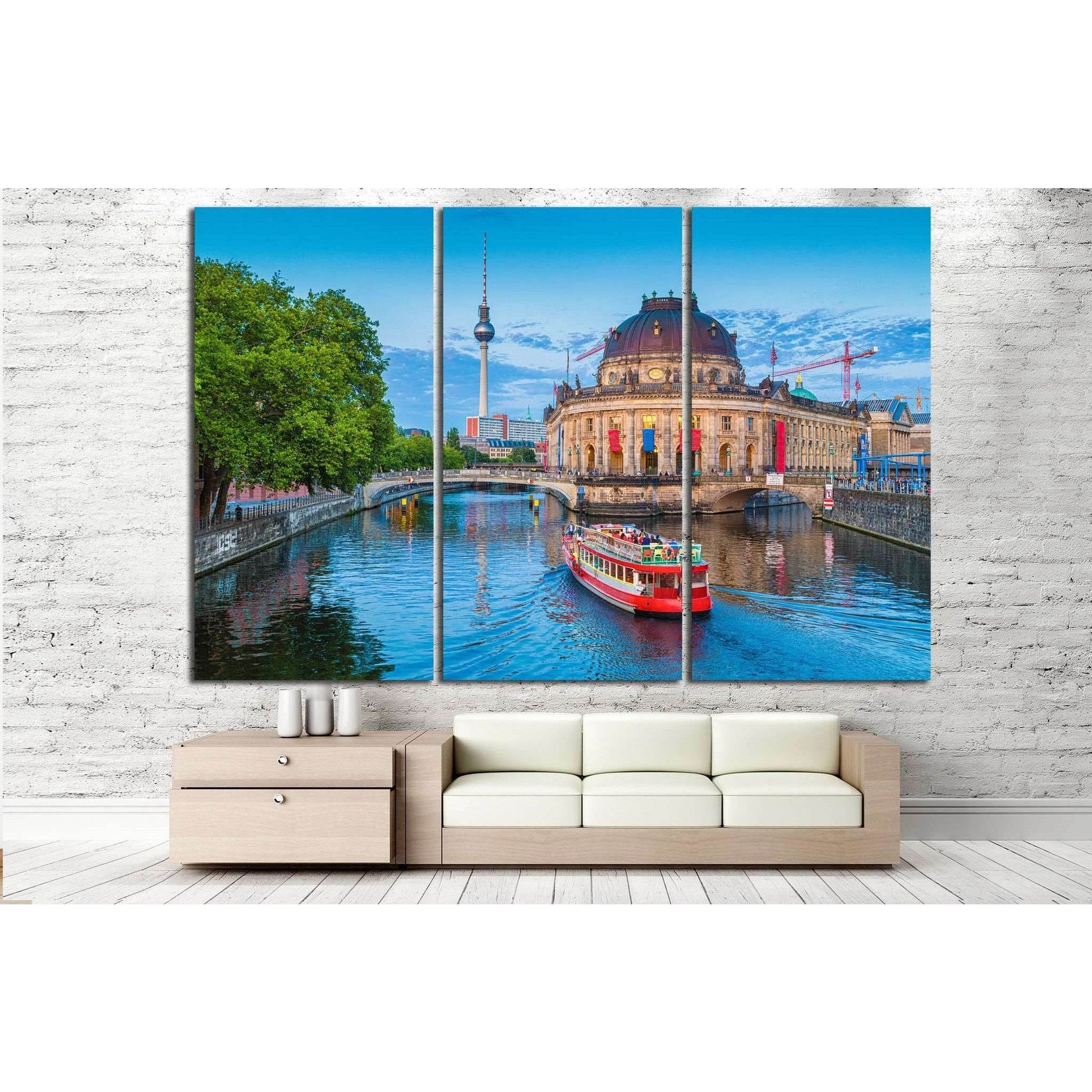 Museum Island, Berlin, Germany №847 Ready to Hang Canvas Print - Zellart Canvas Prints ALL_Products, s-847