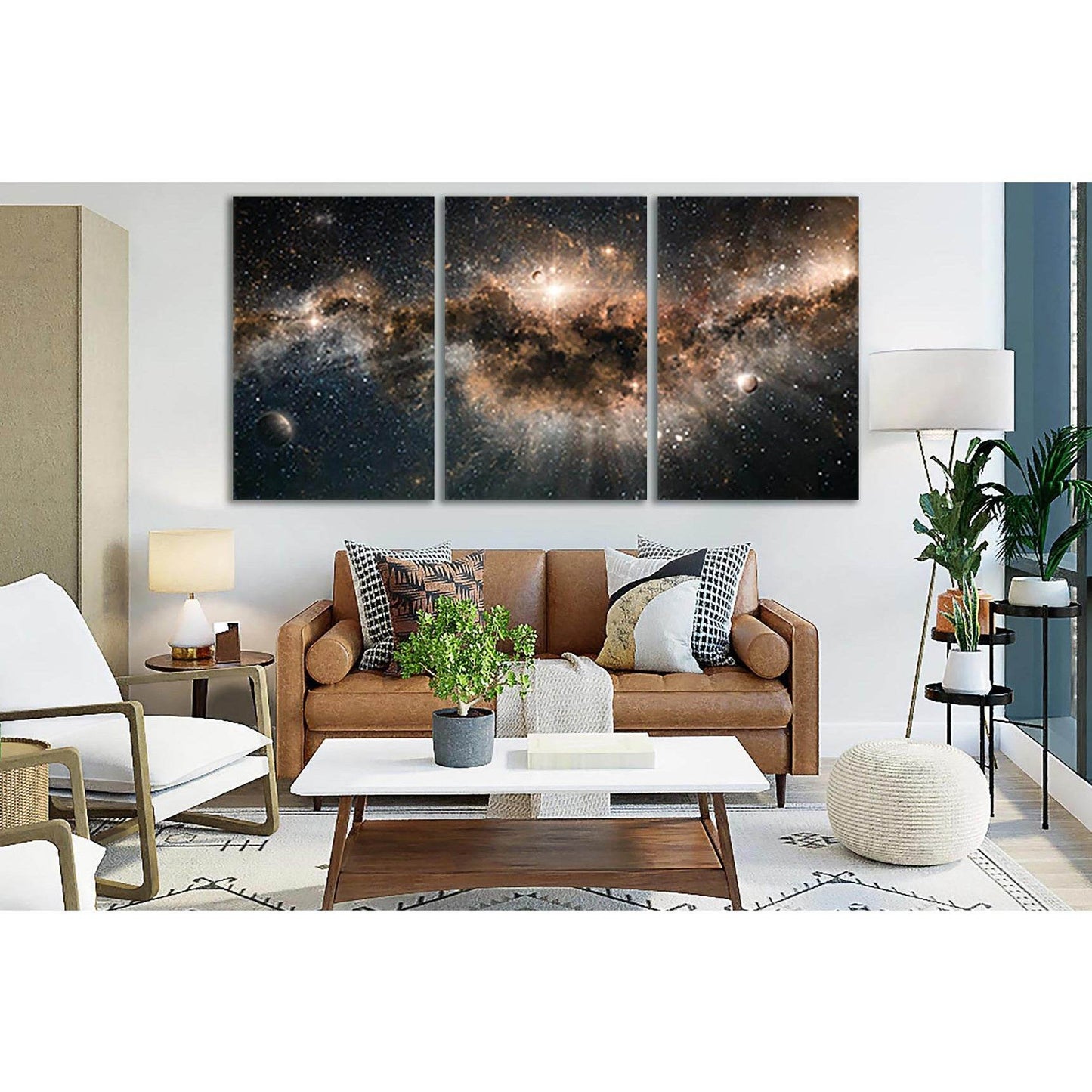 Mystery Nebula №SL384 Ready to Hang Canvas Print - Zellart Canvas Prints 0new, ALL_Products, Astronomy & Space Canvas Wall Art