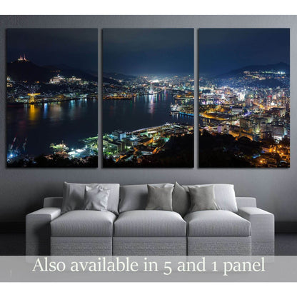Nagasaki night №2950 Ready to Hang Canvas PrintCanvas art arrives ready to hang, with hanging accessories included and no additional framing required. Every canvas print is hand-crafted, made on-demand at our workshop and expertly stretched around 100% No