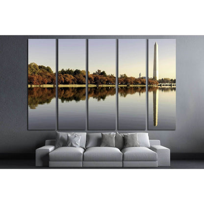 National Mall at autumn. Washington, DC №2063 Ready to Hang Canvas Print - Zellart Canvas Prints ALL_Products, s-2063