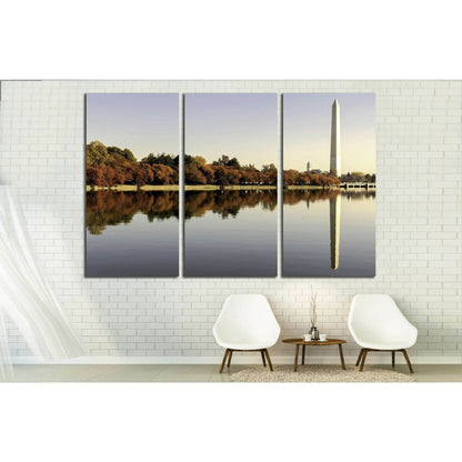 National Mall at autumn. Washington, DC №2063 Ready to Hang Canvas PrintCanvas art arrives ready to hang, with hanging accessories included and no additional framing required. Every canvas print is hand-crafted, made on-demand at our workshop and expertly