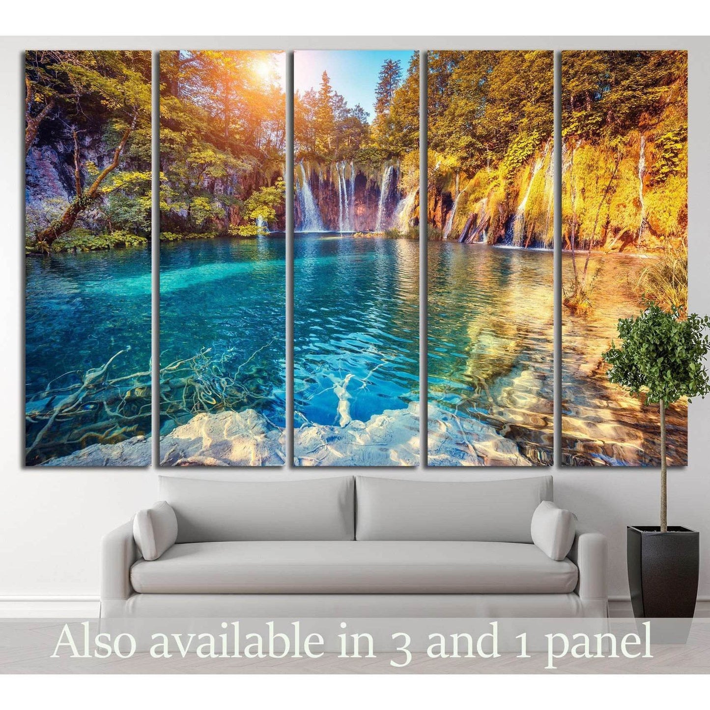 National Park, Croatia Canvas Print, Ready to Hang №631 - Zellart Canvas Prints ALL_Products, s-631