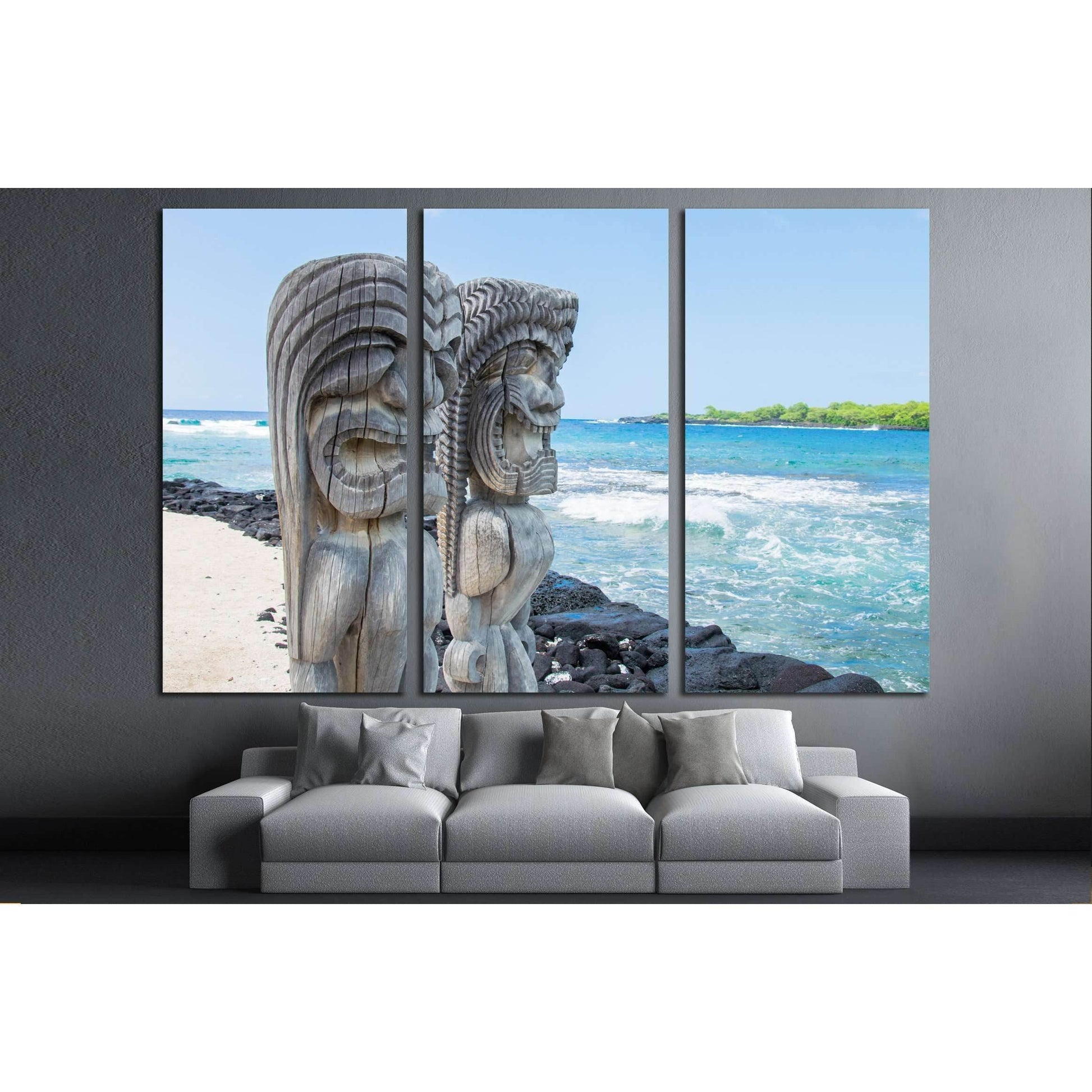 National Park. Hawaii №3137 Ready to Hang Canvas Print - Zellart Canvas Prints ALL_Products, s-3137