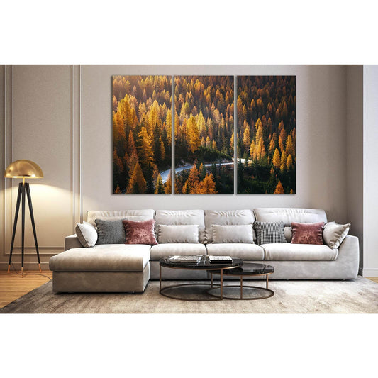 National Park Tre Cime Di Lavaredo №Sl21 Ready to Hang Canvas Print - Zellart Canvas Prints 0new, ALL_Products, Nature & Landscapes Canvas Print