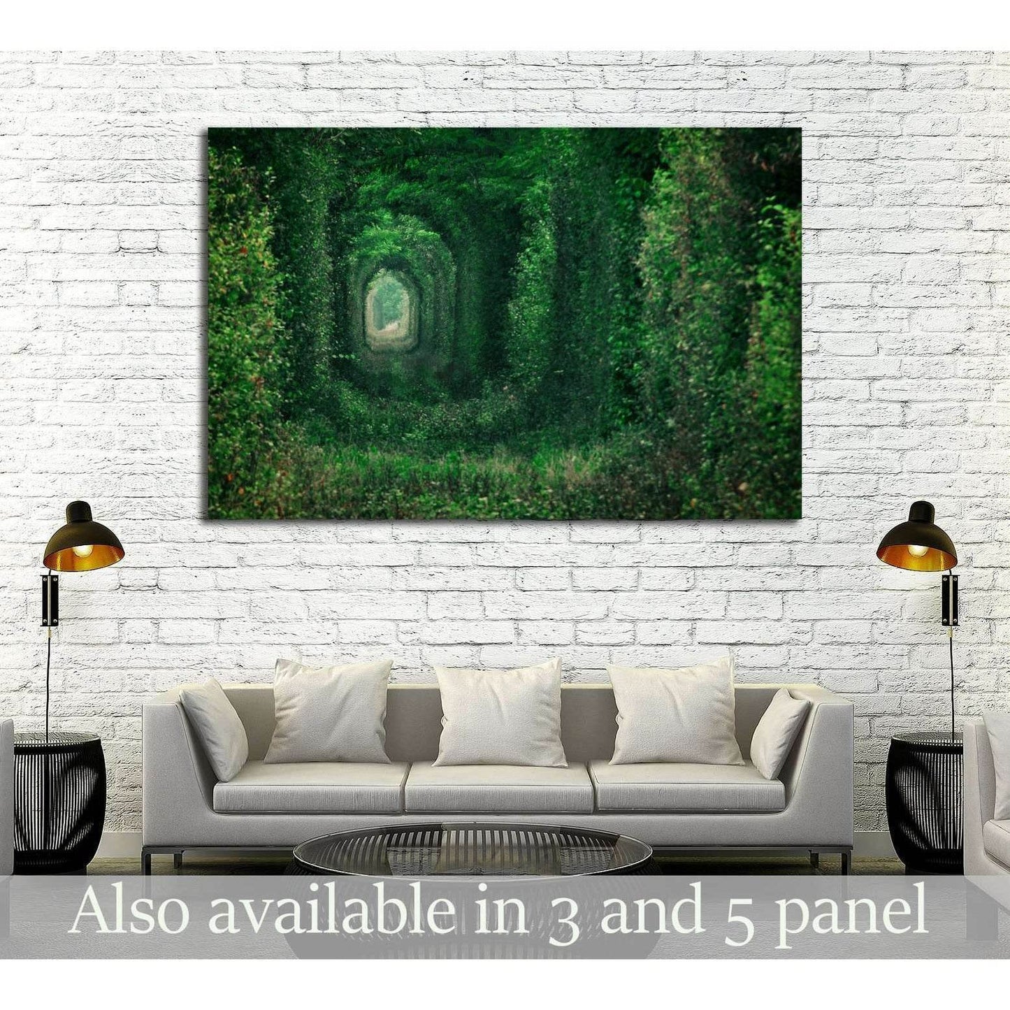 Natural tunnel formed by trees in Romania №2830 Ready to Hang Canvas PrintCanvas art arrives ready to hang, with hanging accessories included and no additional framing required. Every canvas print is hand-crafted, made on-demand at our workshop and expert