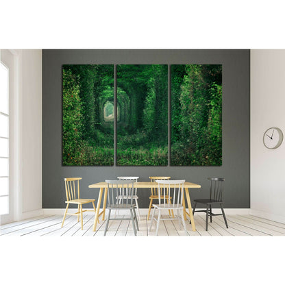 Natural tunnel formed by trees in Romania №2830 Ready to Hang Canvas PrintCanvas art arrives ready to hang, with hanging accessories included and no additional framing required. Every canvas print is hand-crafted, made on-demand at our workshop and expert