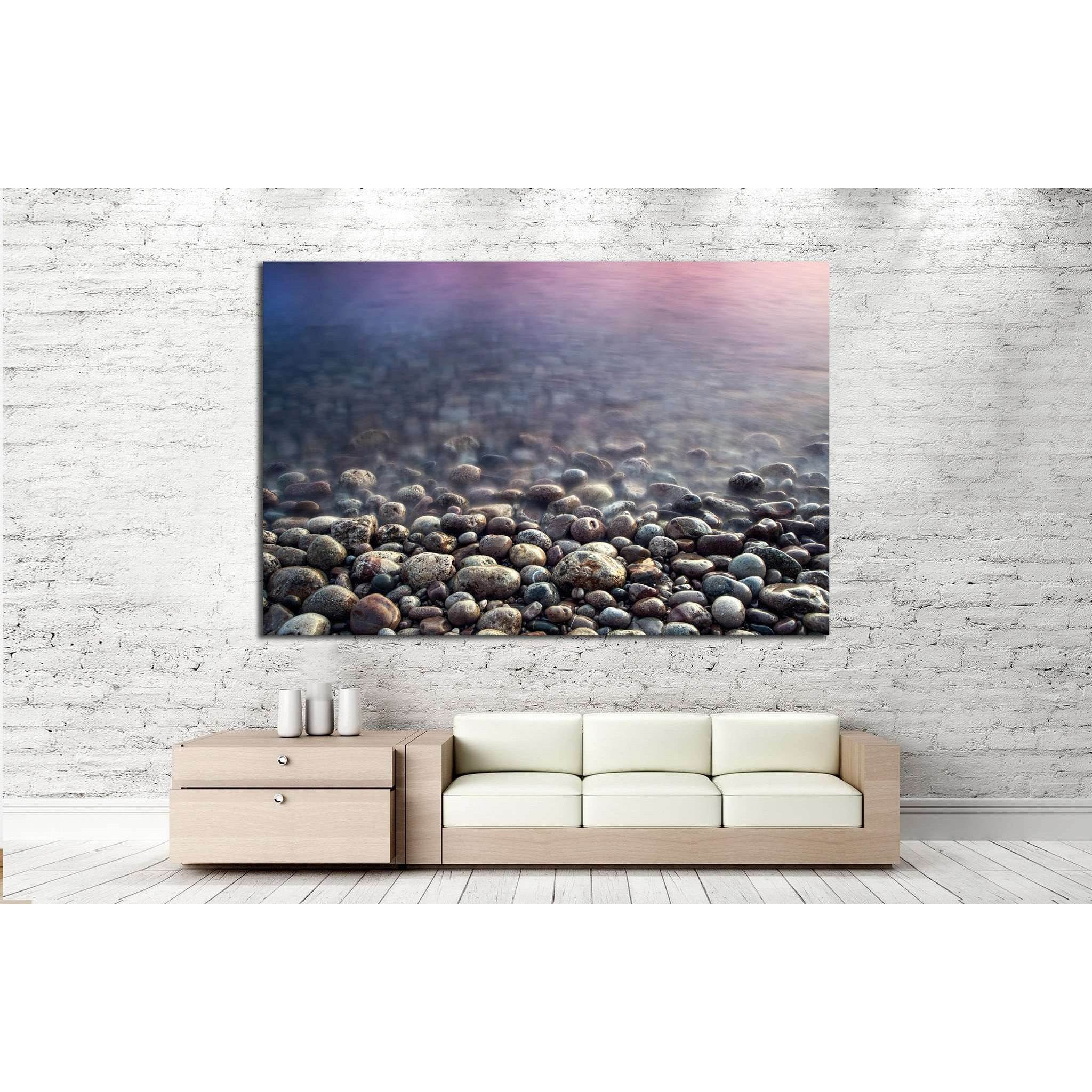 Nature composition of sunset №838 Ready to Hang Canvas Print